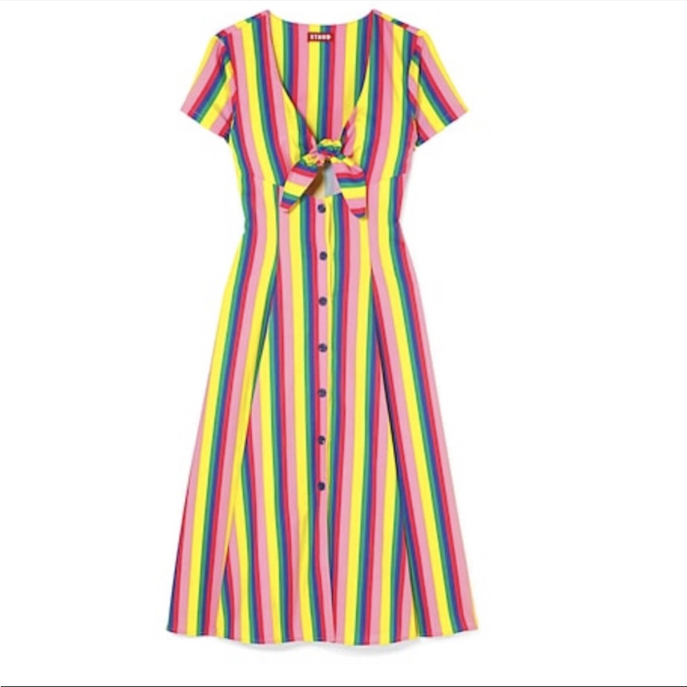Staud Alice Stripe Dress